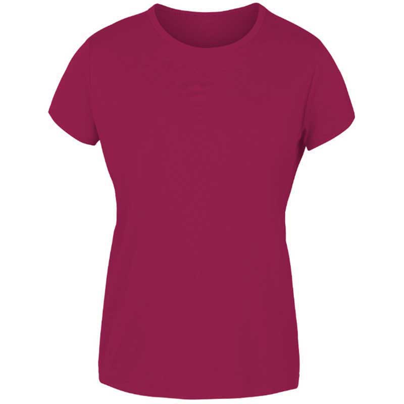 joluvi combed cotton short sleeve t-shirt violet m femme
