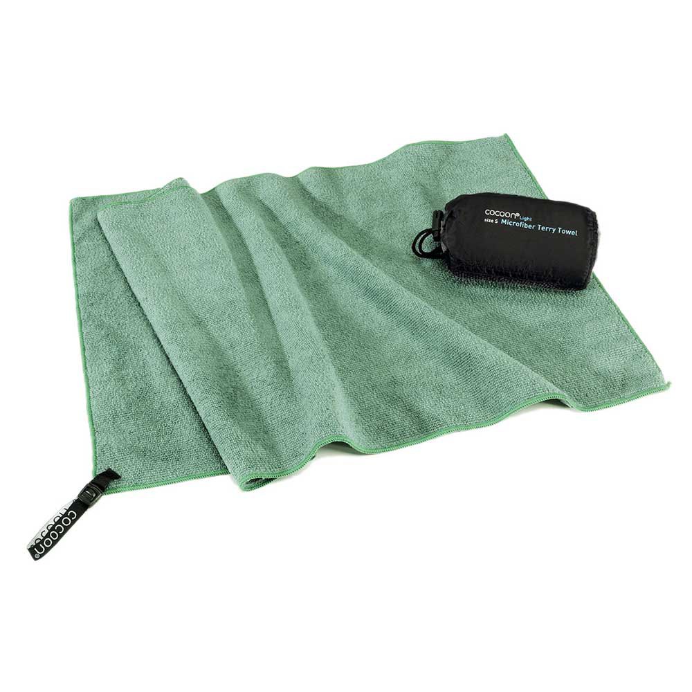 cocoon light towel vert 60 x 30 cm