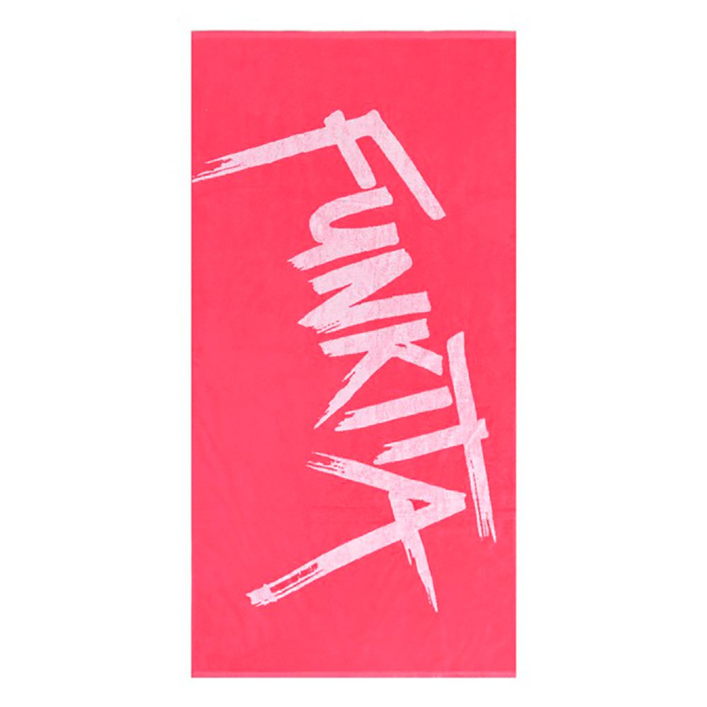 funkita cotton jacquard tagged pink towel  80x160 cm