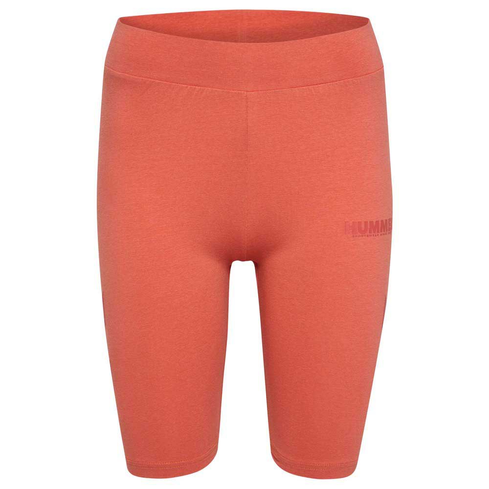 hummel legacy short leggings high waist orange m femme
