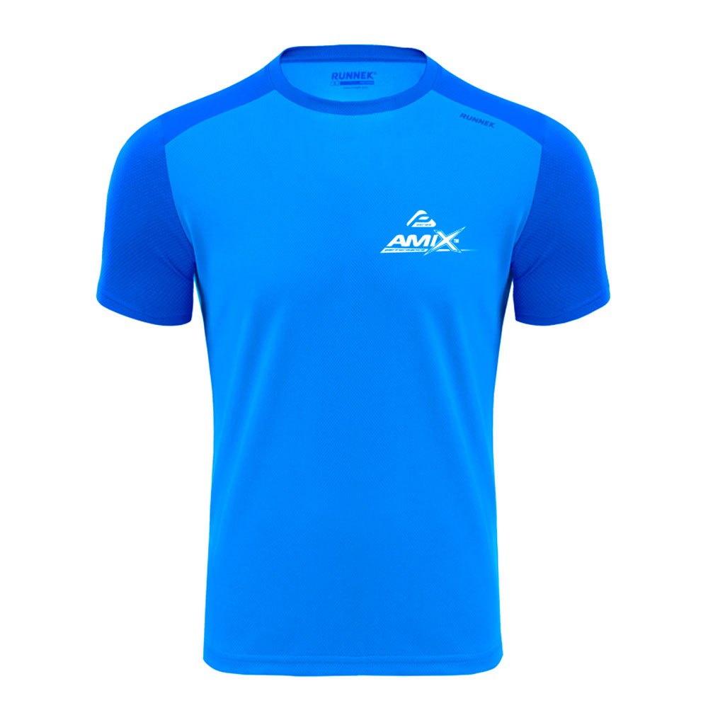 amix performance short sleeve t-shirt bleu l homme