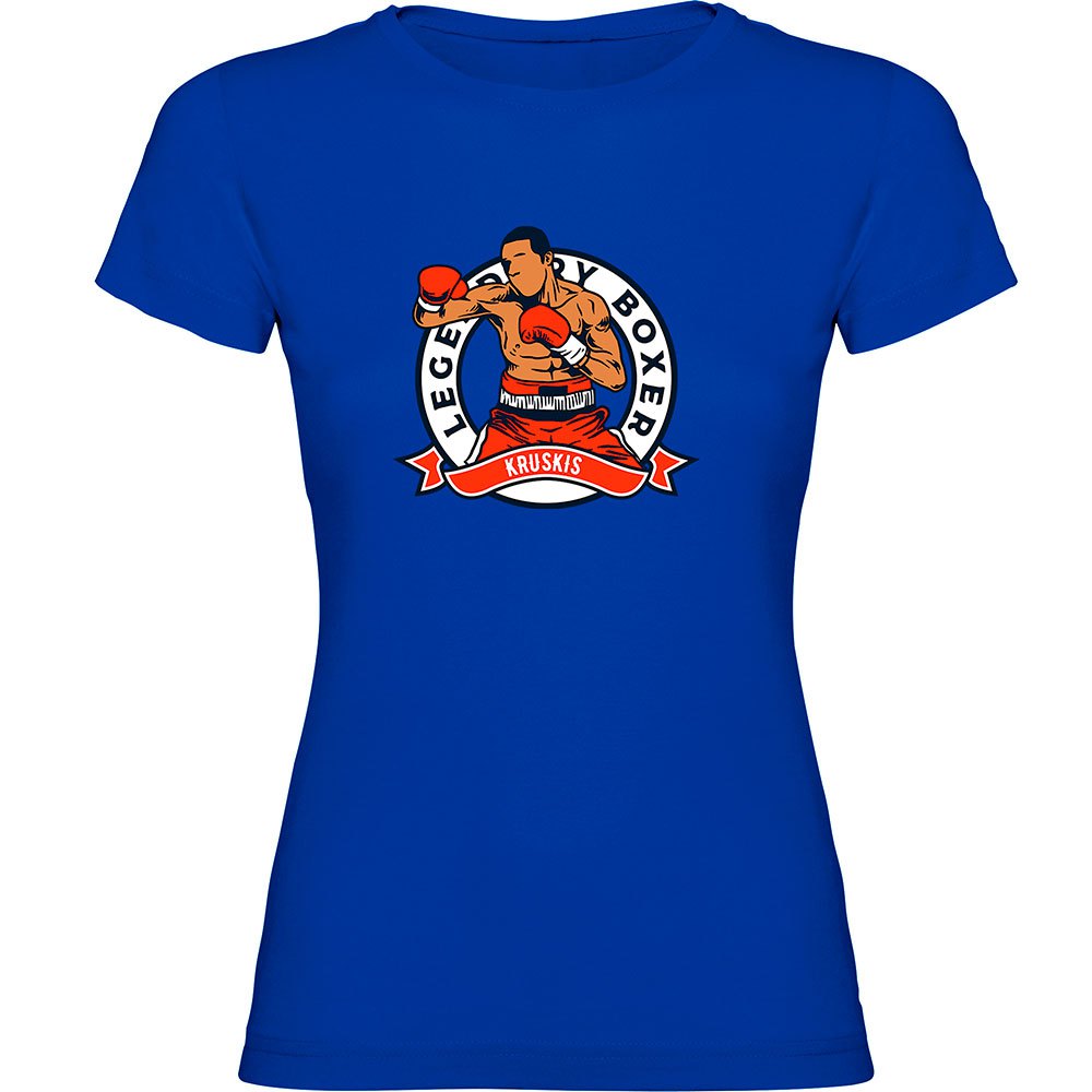 kruskis legendary boxer short sleeve t-shirt bleu s femme