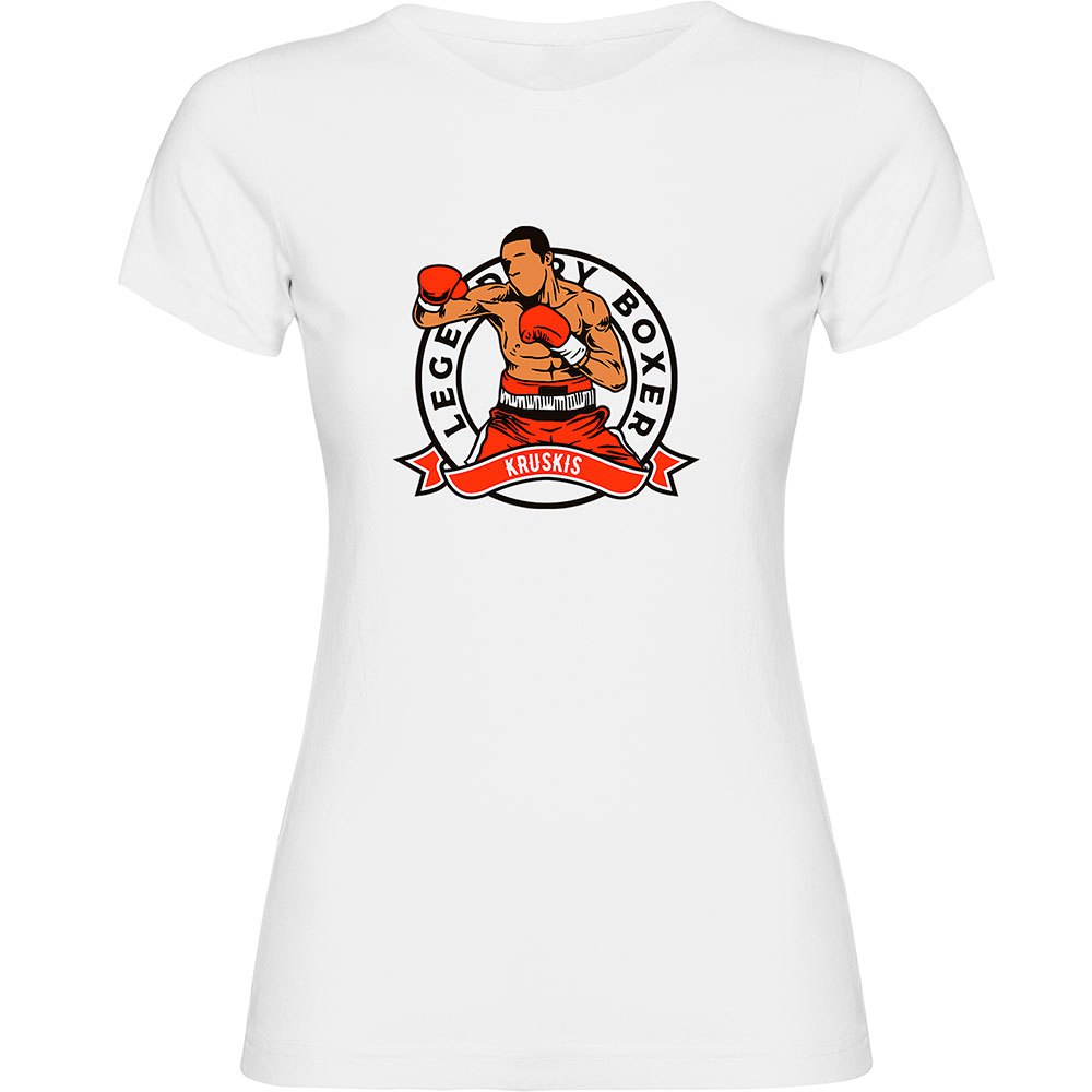 kruskis legendary boxer short sleeve t-shirt blanc m femme