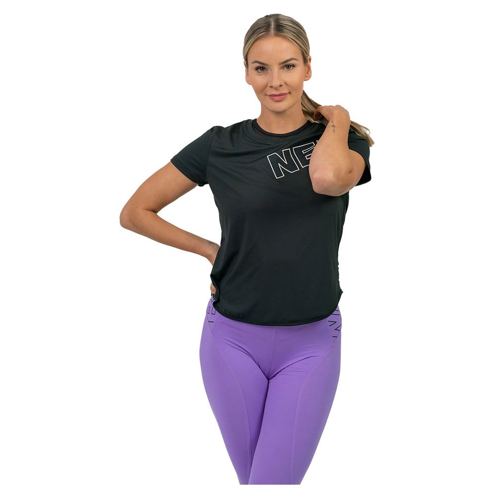 nebbia fit activewear functional 440 short sleeve t-shirt violet xs femme