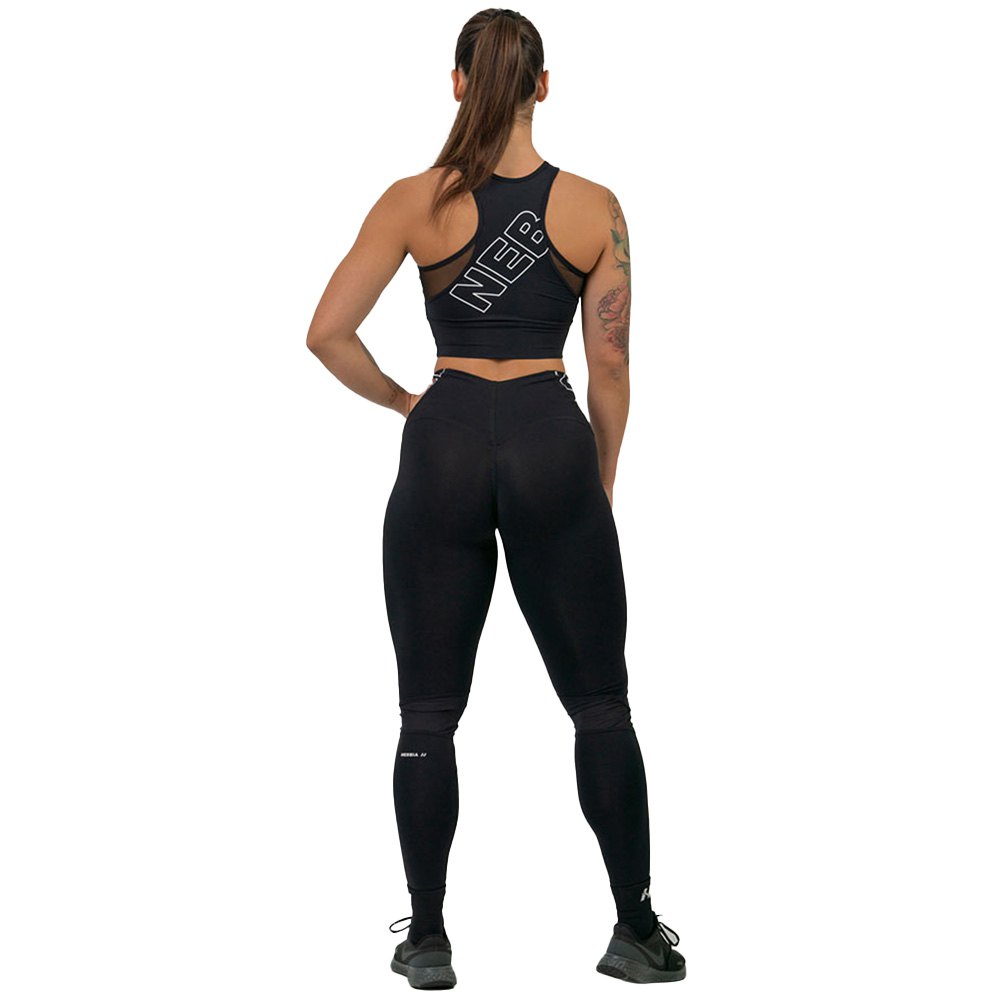 nebbia fit activewear high-waist 443 leggings noir xs femme