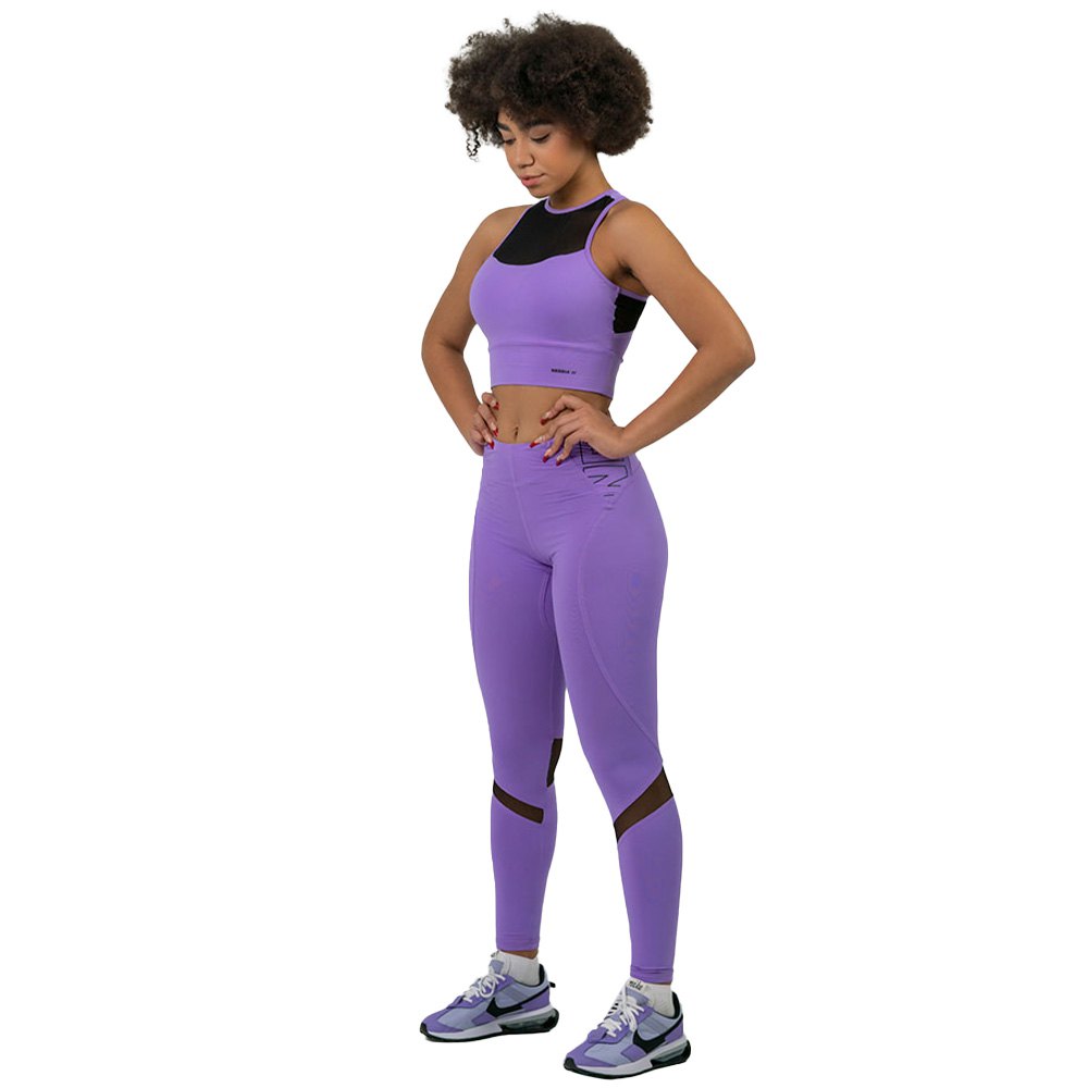 nebbia fit activewear high-waist 443 leggings violet xs femme