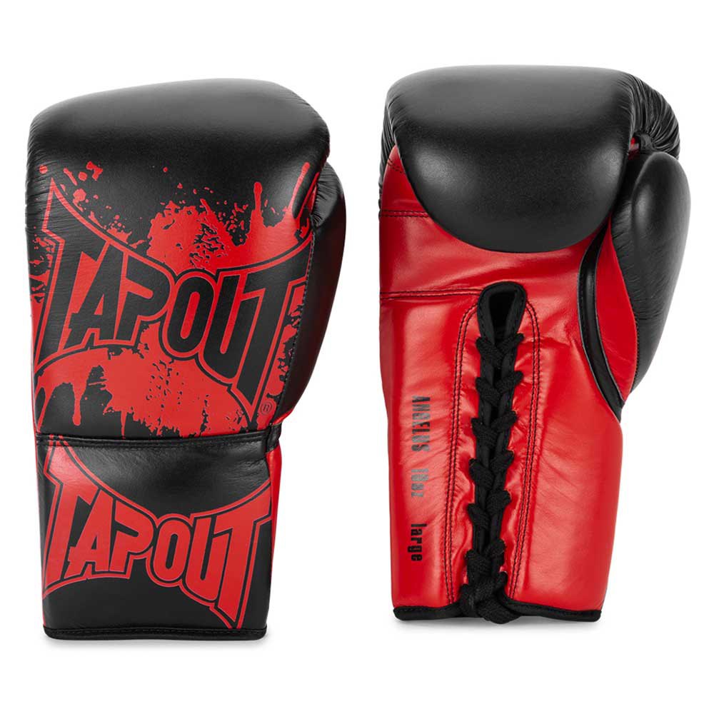 tapout angelus leather boxing gloves rouge 08 oz r
