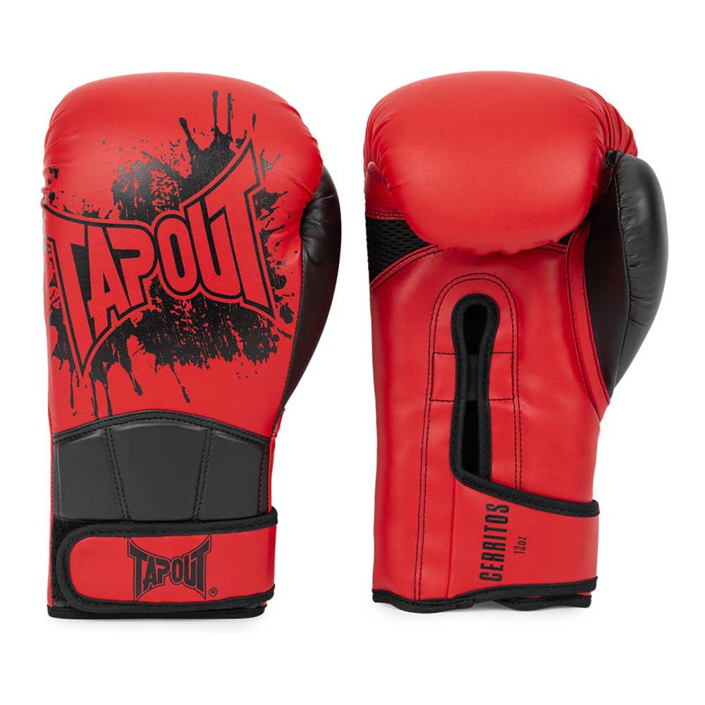 tapout cerritos artificial leather boxing gloves rouge 10 oz