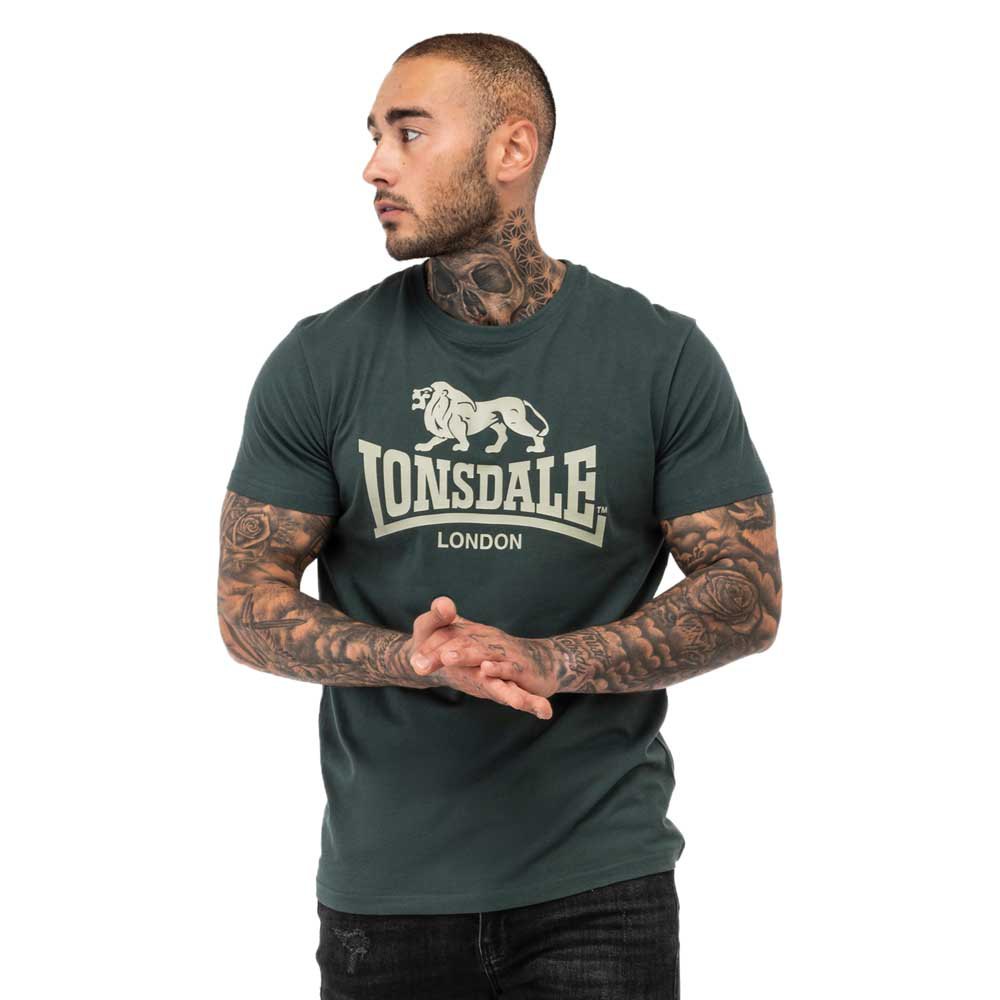 lonsdale st. erney short sleeve t-shirt vert 2xl homme