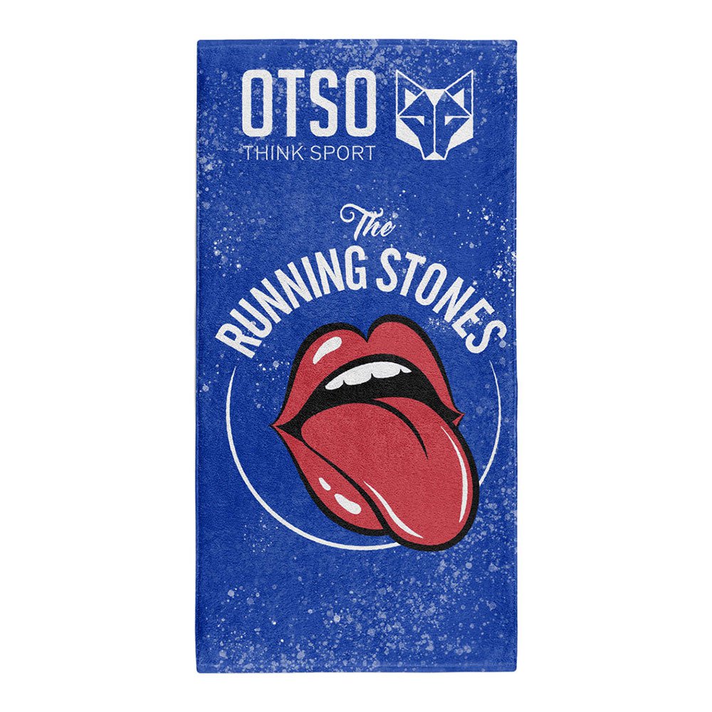 otso running stones blue towel bleu