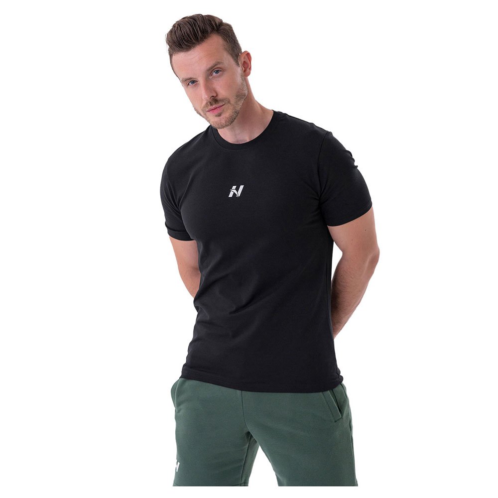 nebbia classic reset 327 short sleeve t-shirt noir 2xl homme