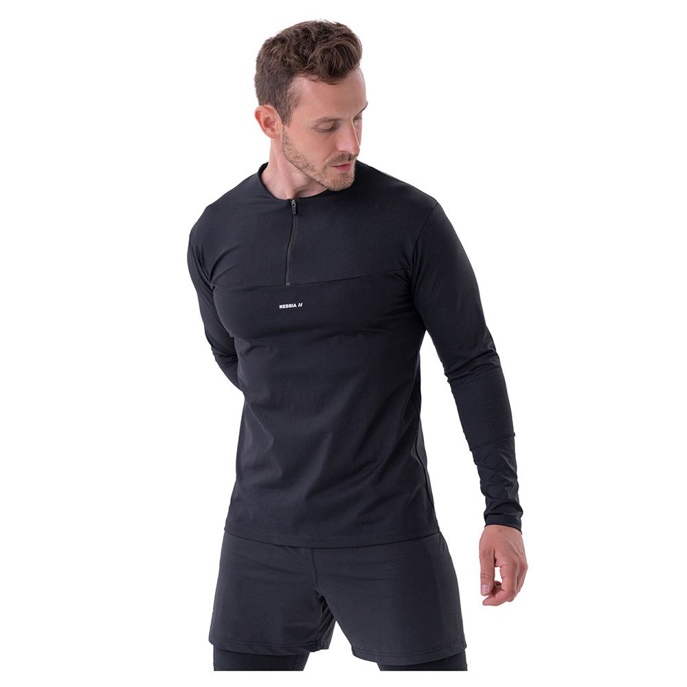 nebbia functional layer up 329 long sleeve t-shirt noir xl homme