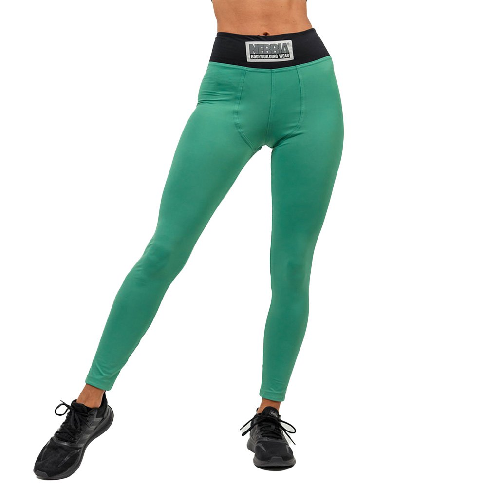 nebbia designer signature leggings high waist vert xs femme