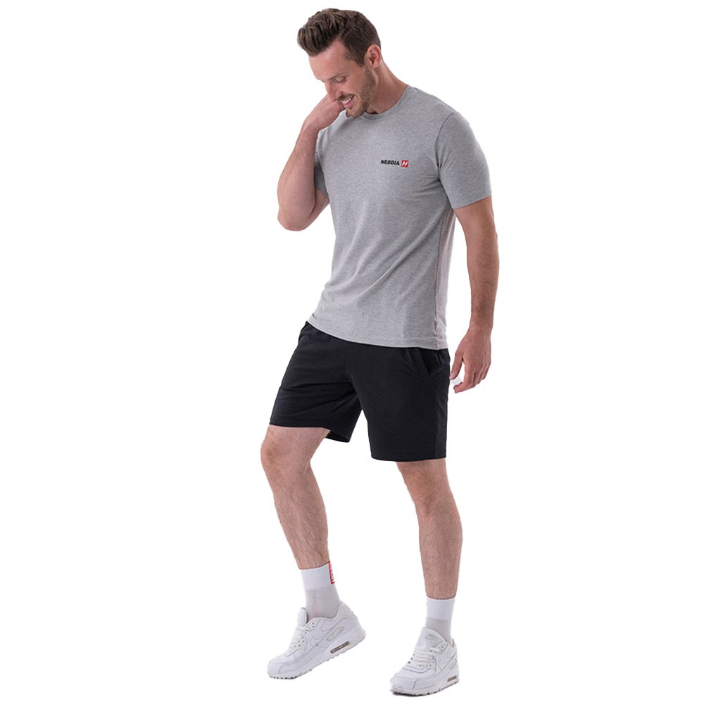 nebbia minimalist logo 291 short sleeve t-shirt gris 2xl homme