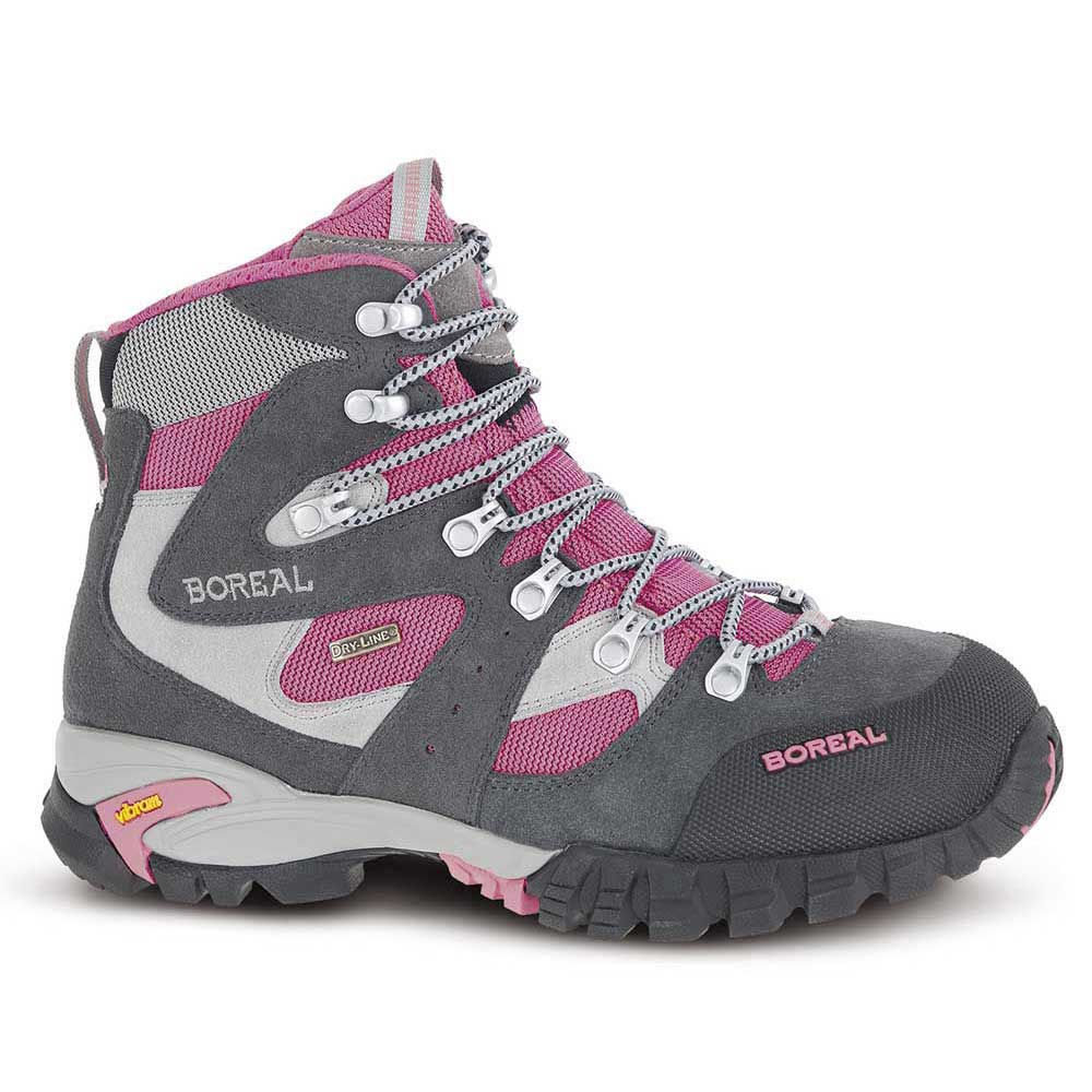 boreal siana hiking boots gris,rose eu 37 1/2 femme