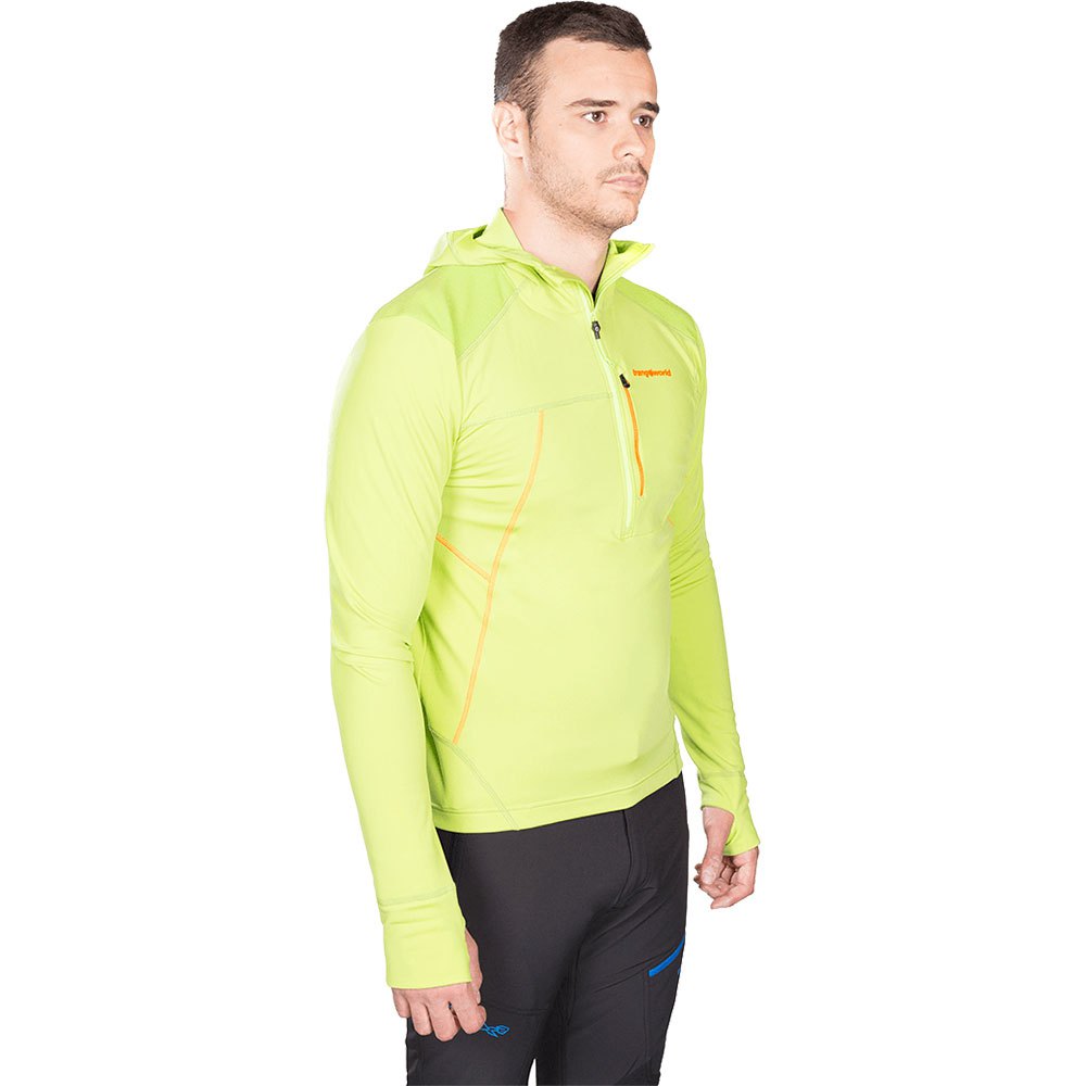 trangoworld colonney hoodie fleece vert 2xl homme