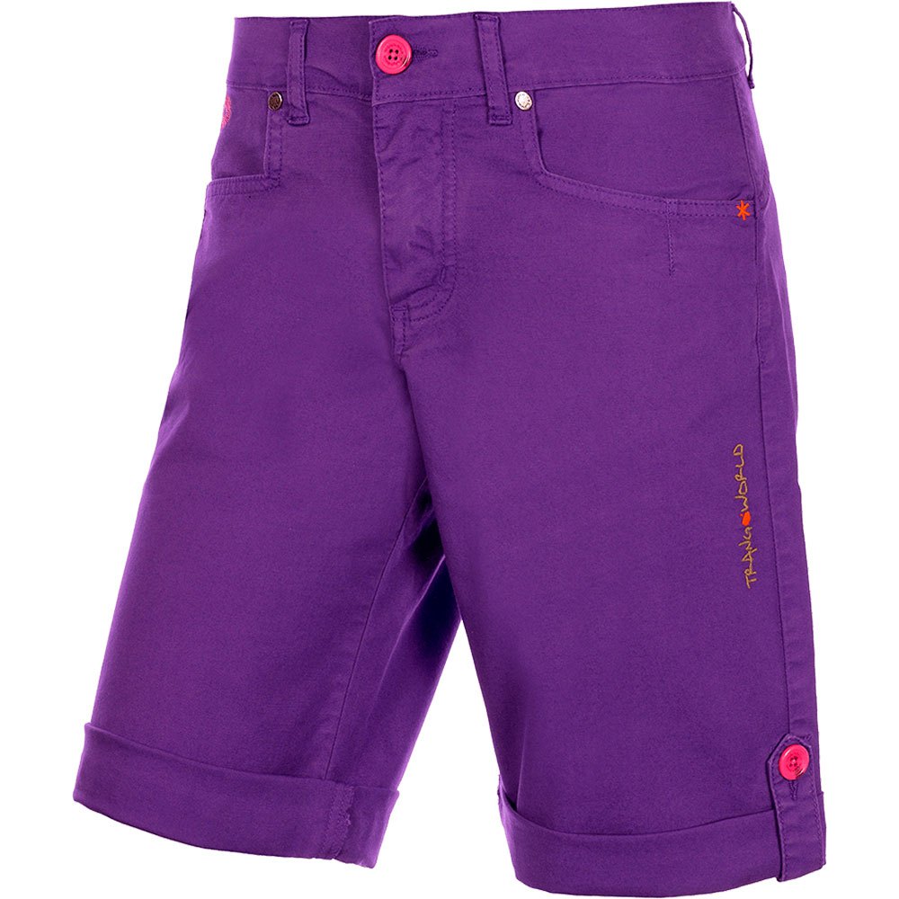 trangoworld longa bermuda shorts pants violet s femme