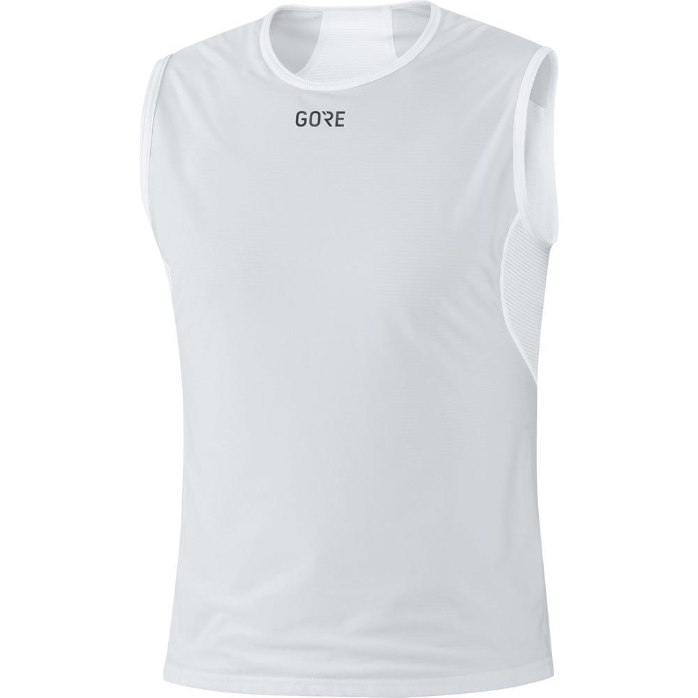 gore® wear winstopper sleeveless base layer blanc,gris s homme