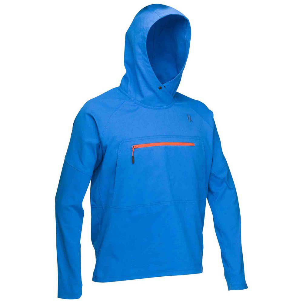 vertical alpin hoodie bleu s homme