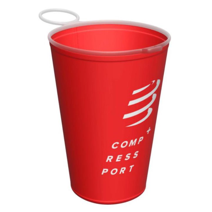 compressport easy and fast collapsible cup rouge