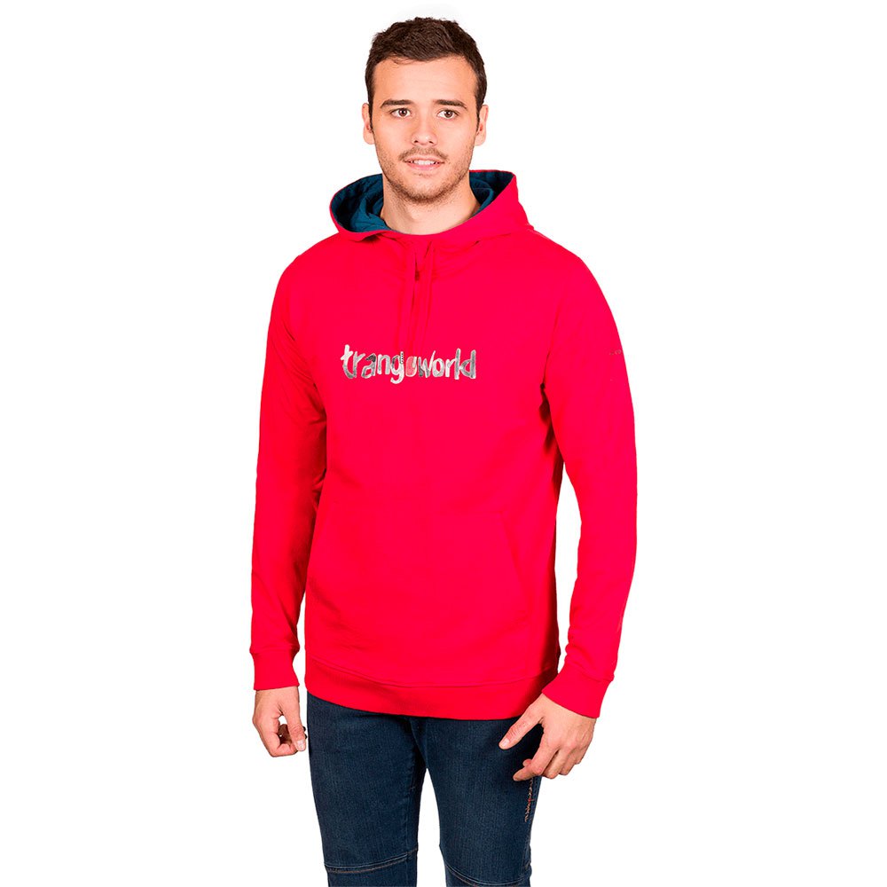 trangoworld watercolour hoodie rouge xl homme