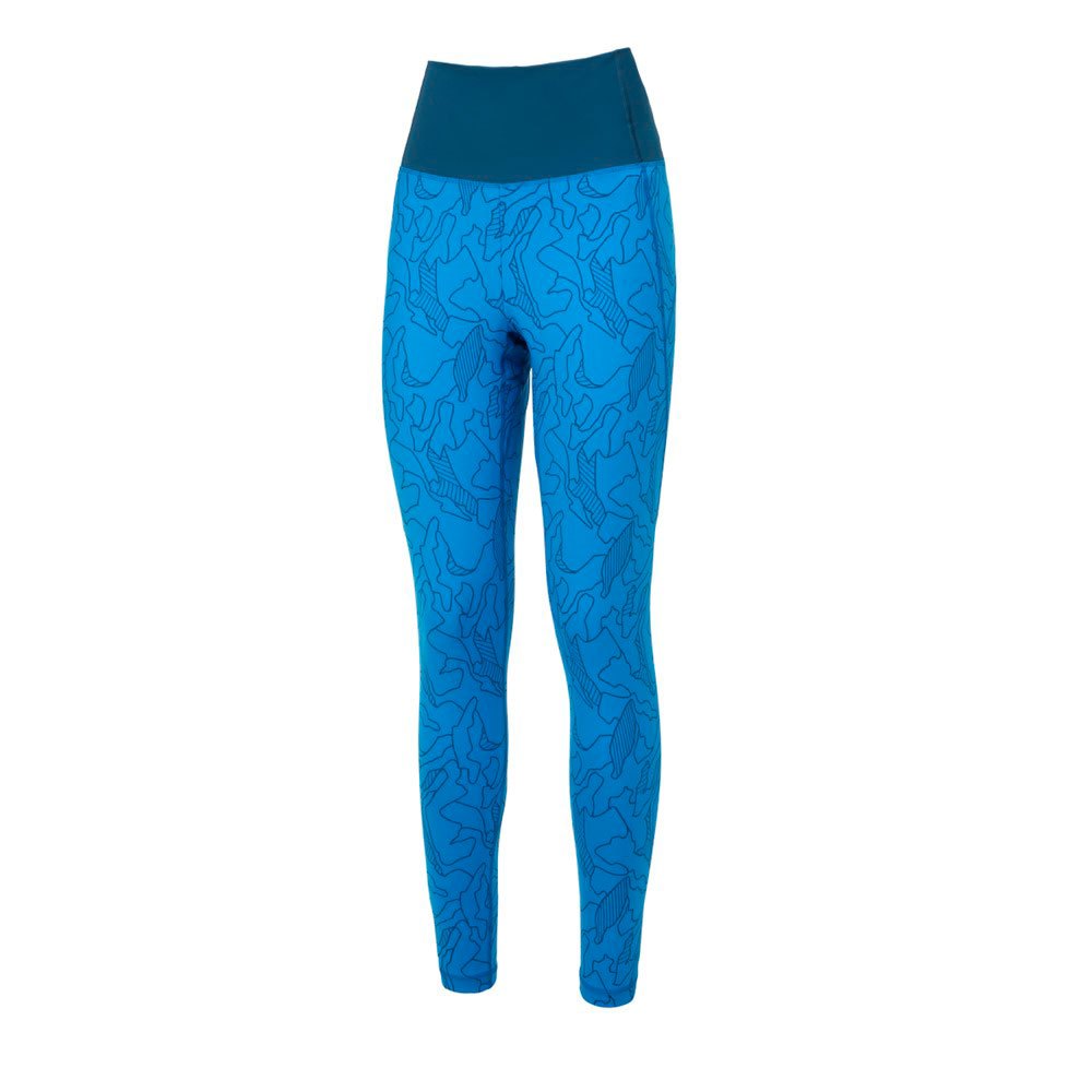 wildcountry session all over print leggings bleu de 38 femme
