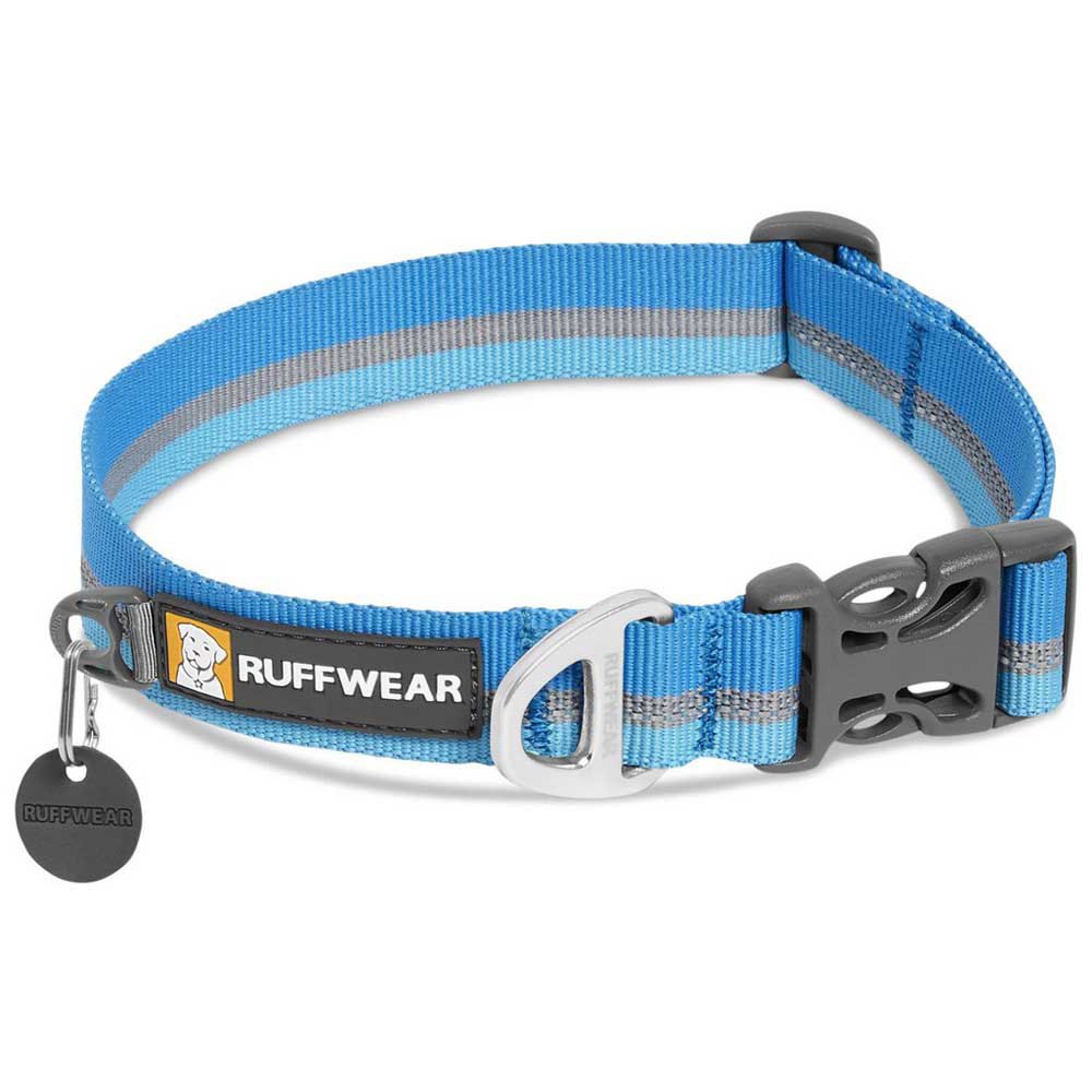 ruffwear crag dog collar bleu 28-36 cm