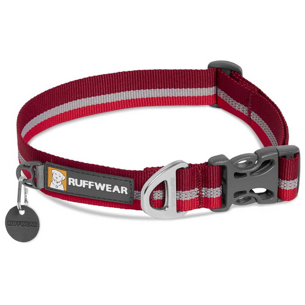 ruffwear crag dog collar rouge 28-36 cm
