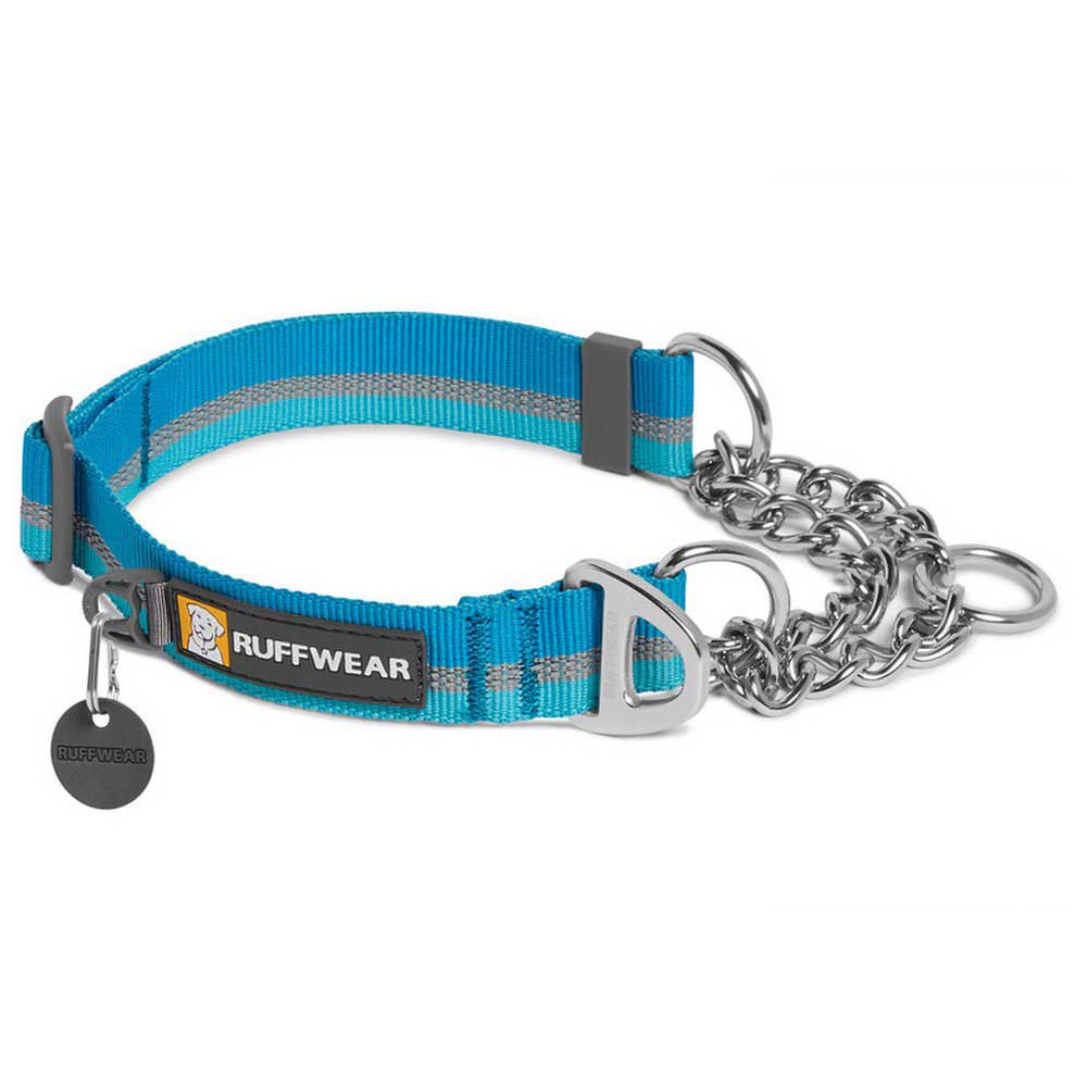 ruffwear chain reaction dog collar bleu l
