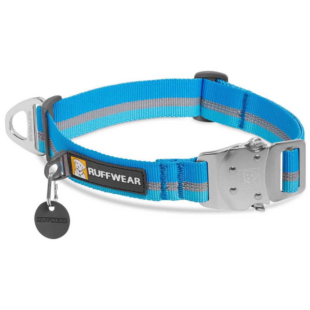 ruffwear top rope dog collar bleu l