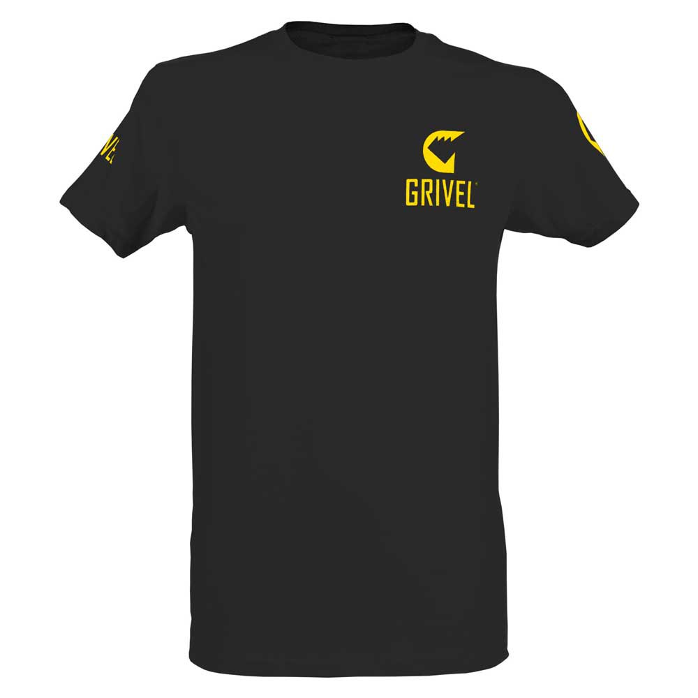 grivel logo short sleeve t-shirt noir xs homme