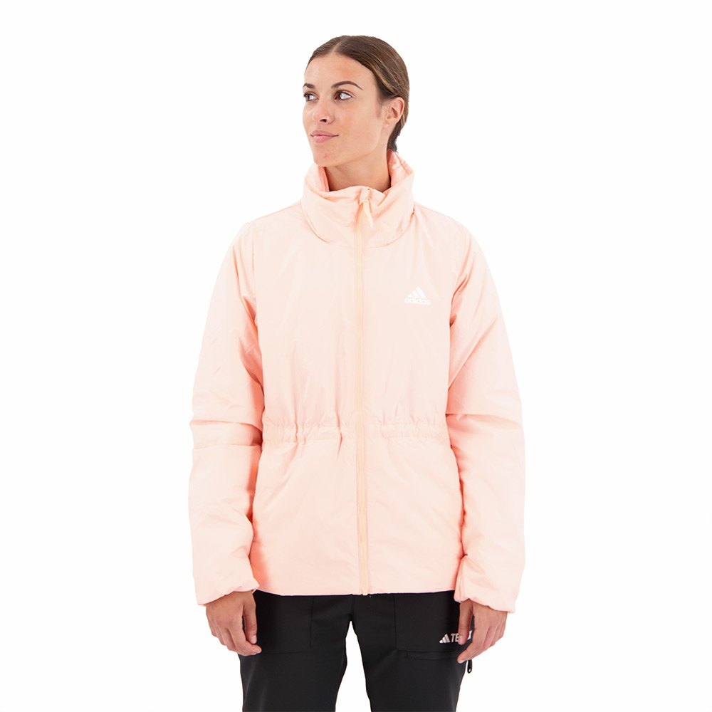 adidas basic insulated jacket orange s femme