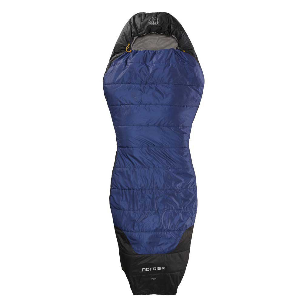 nordisk puk +10ºc sleeping bag bleu short / left zipper