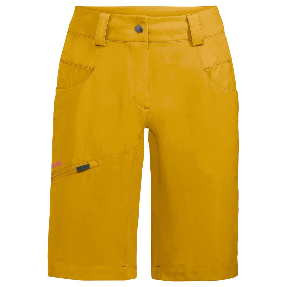 vaude skarvan bermuda shorts pants jaune 38 femme