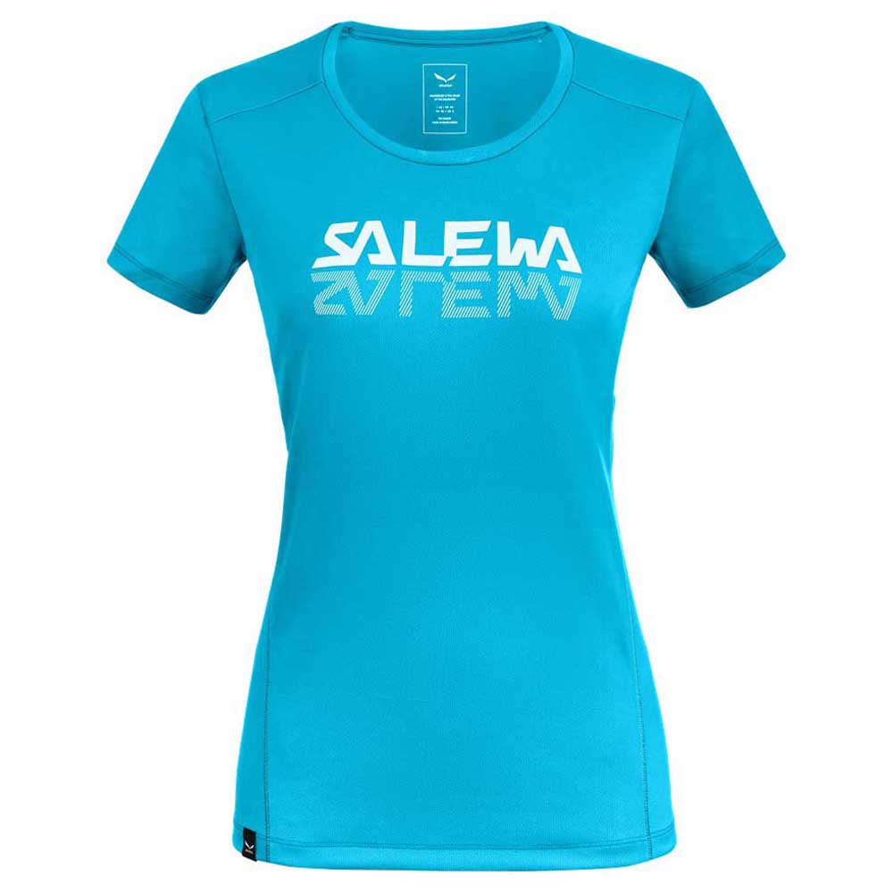 salewa sporty graphic dryton short sleeve t-shirt bleu de 46 femme