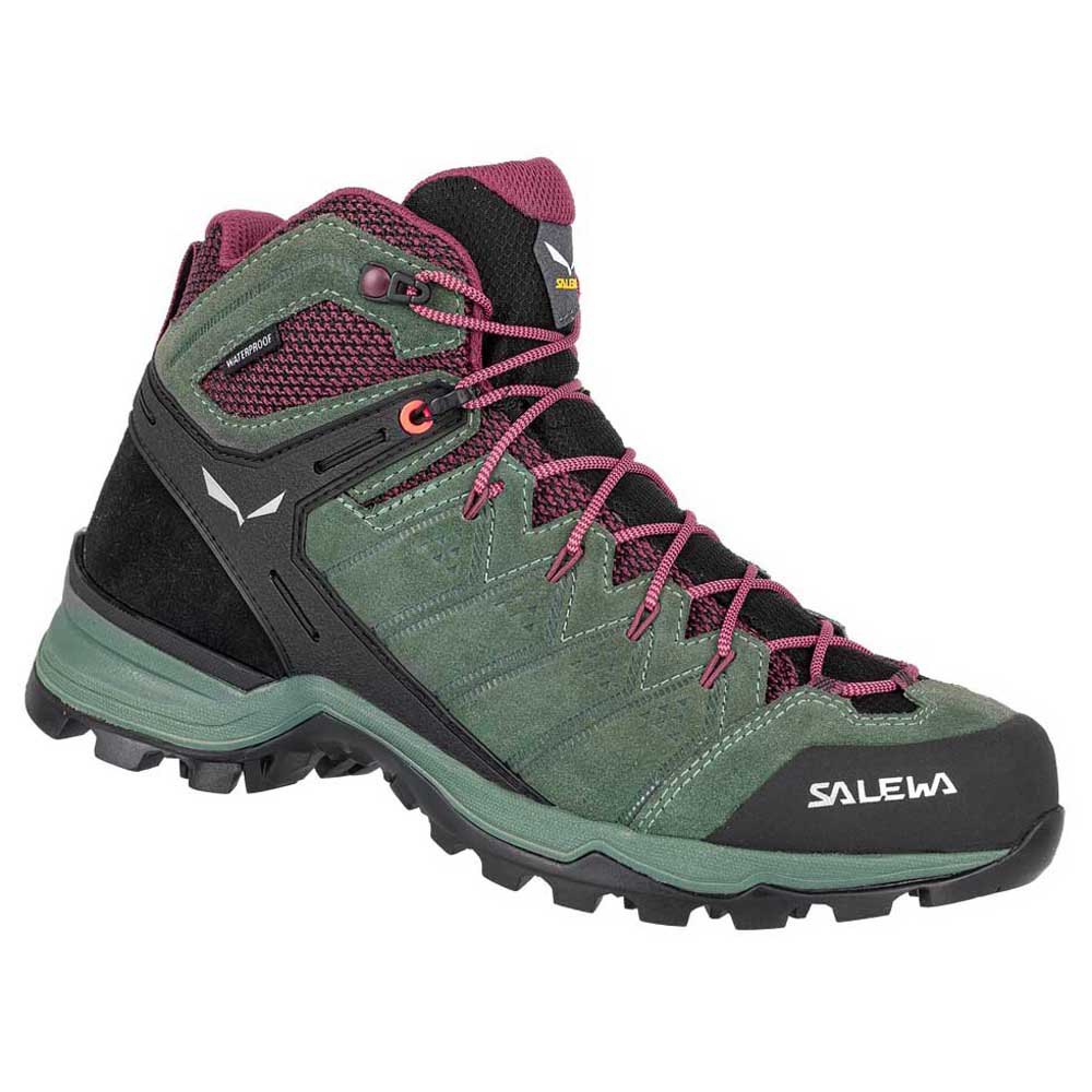 salewa alp mate mid wp hiking boots vert eu 35 femme