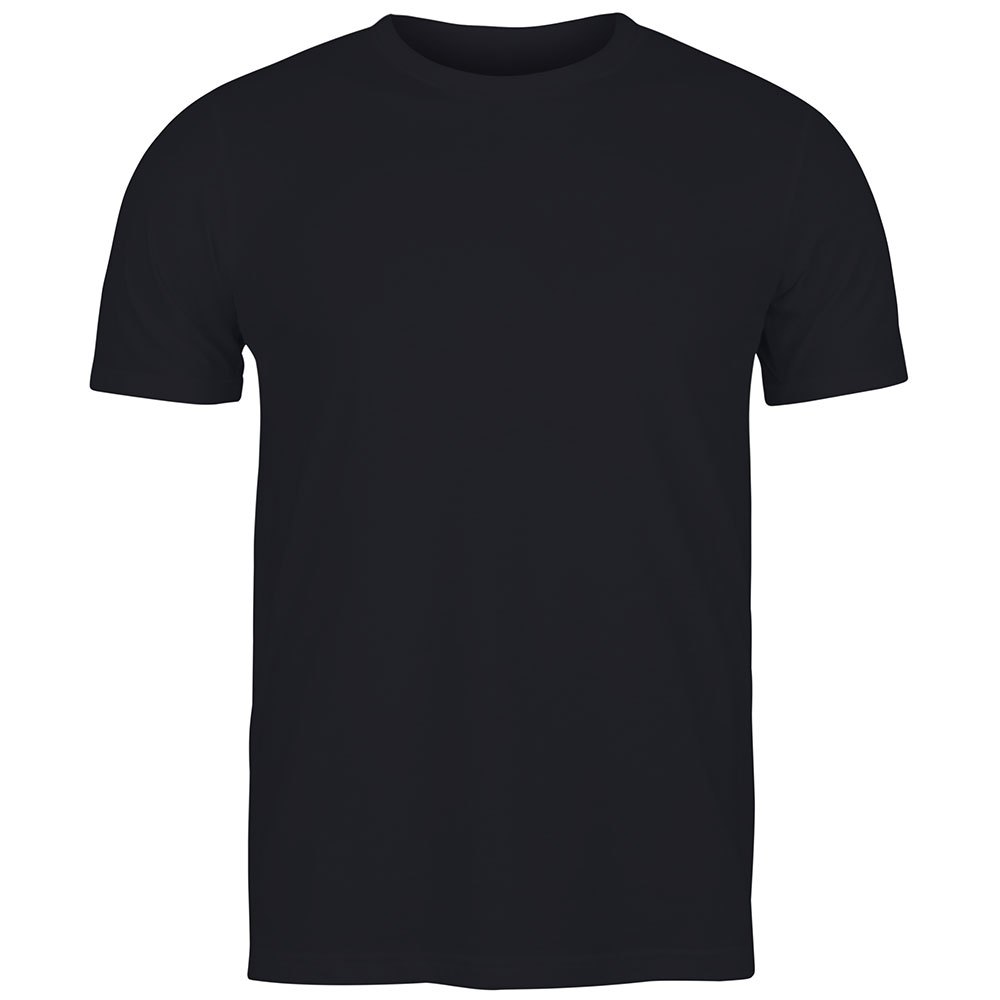 joluvi combed cotton short sleeve t-shirt noir l homme