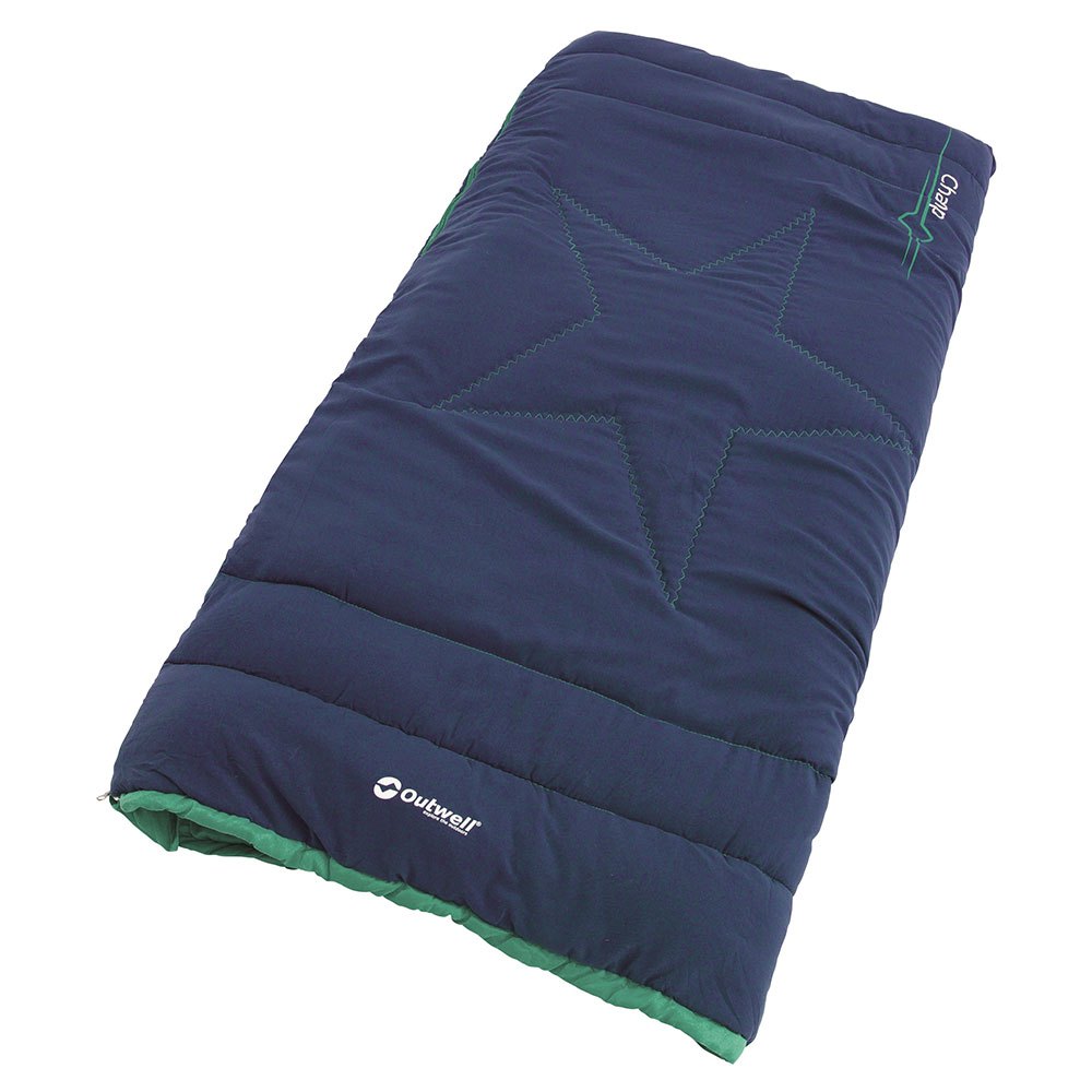 outwell champ sleeping bag kids bleu extra short / left zipper