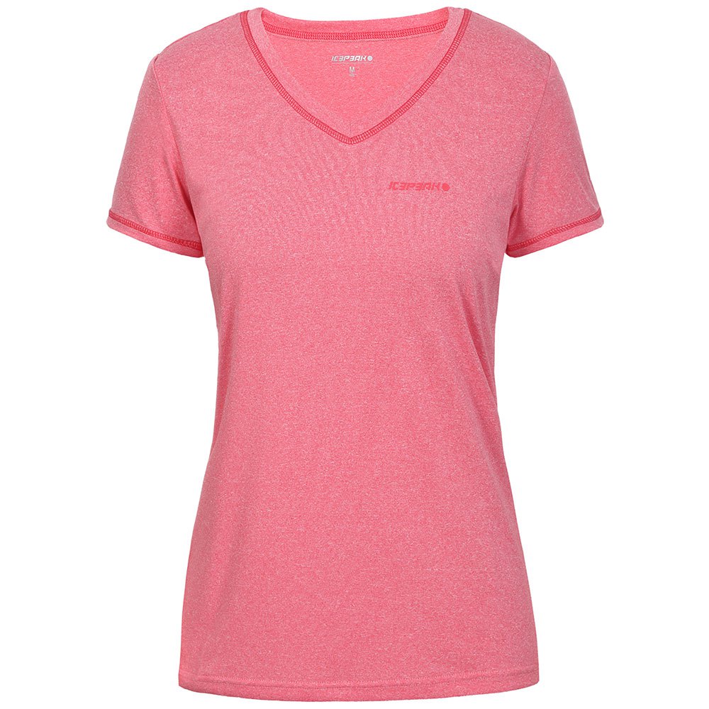 icepeak beasley short sleeve t-shirt rose xl femme