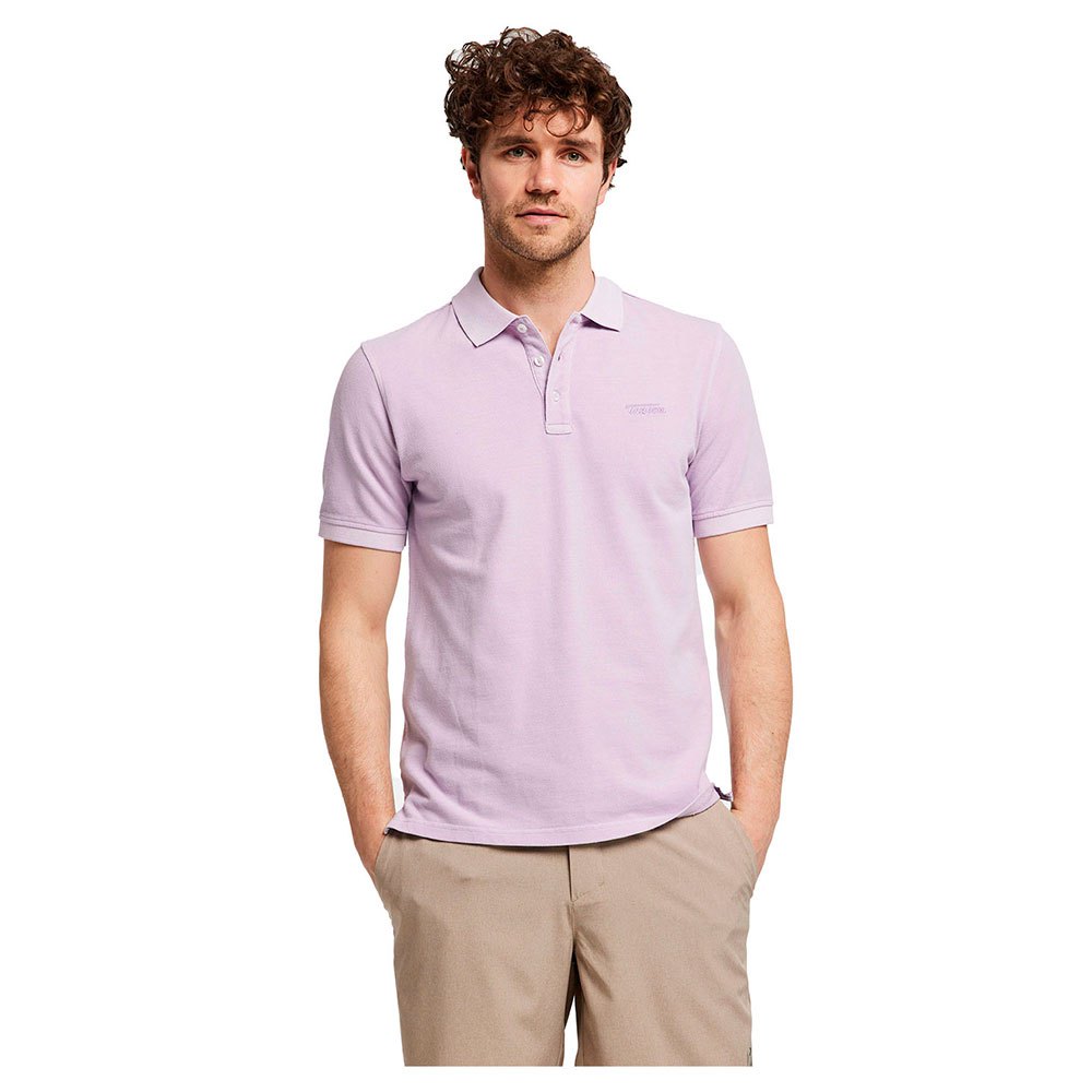 tenson mackay short sleeve polo shirt violet m homme