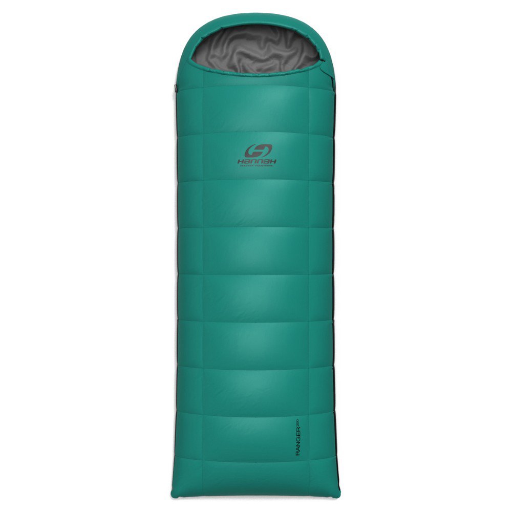 hannah ranger 200 8 °c sleeping bag vert regular / left zipper