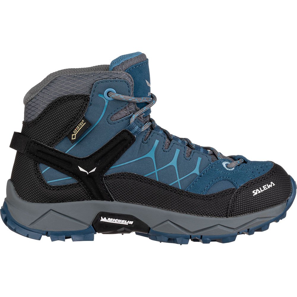 salewa alp trainer mid goretex hiking boots bleu eu 29