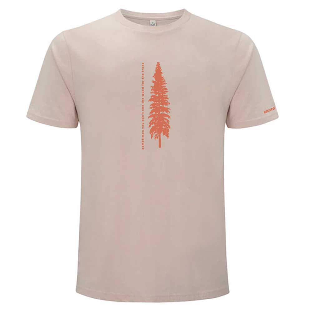 sierra climbing forest short sleeve t-shirt rose m homme