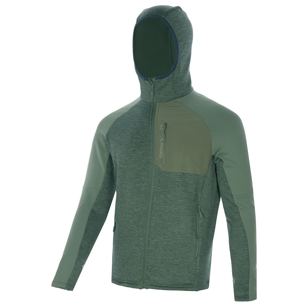 trangoworld brighton hoodie fleece vert m homme