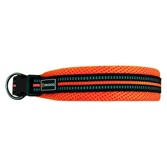 freedog soft sport collar orange 25 mm x 38-66 cm