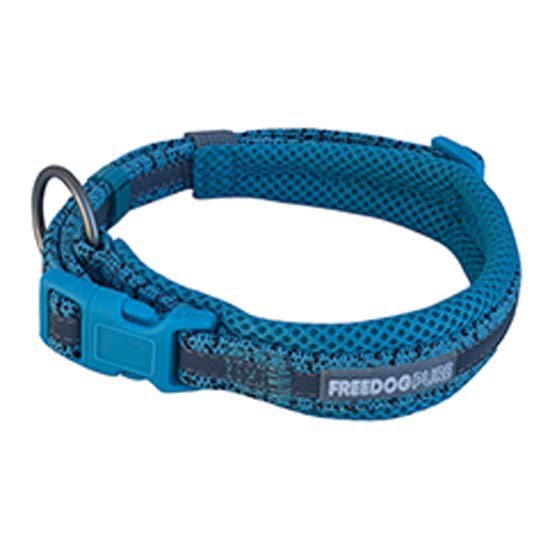 freedog pure collar bleu 15 mm x 35-50 cm