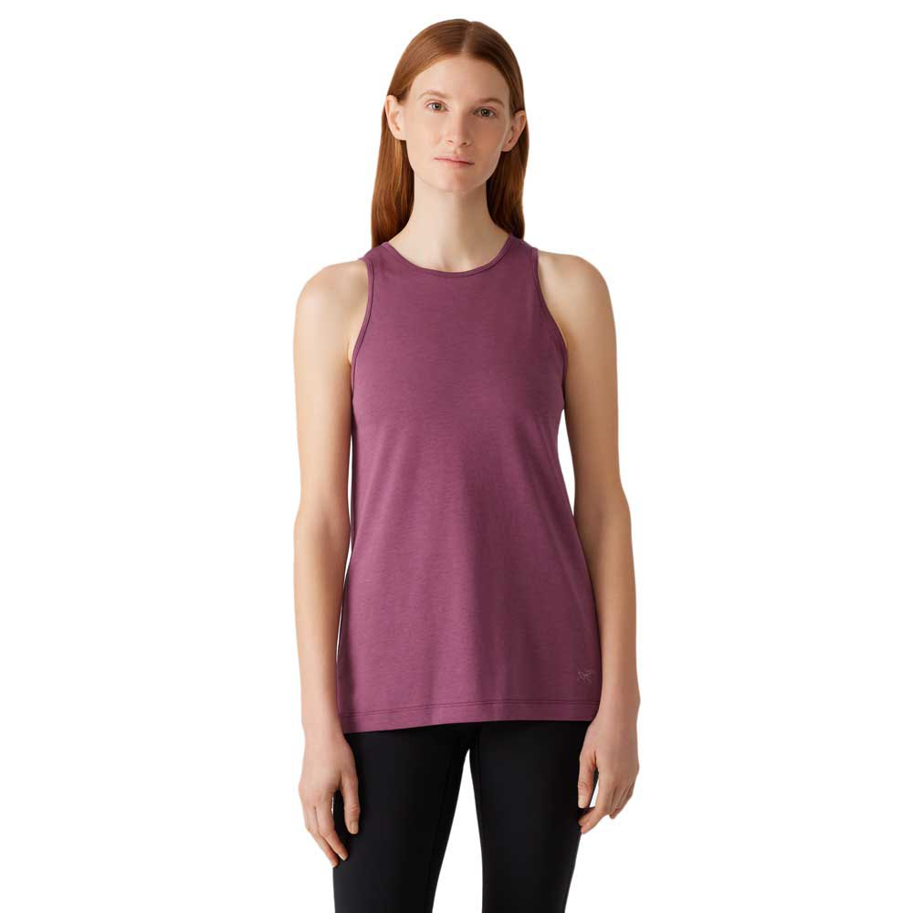 arc teryx ardena sleeveless t-shirt violet l femme