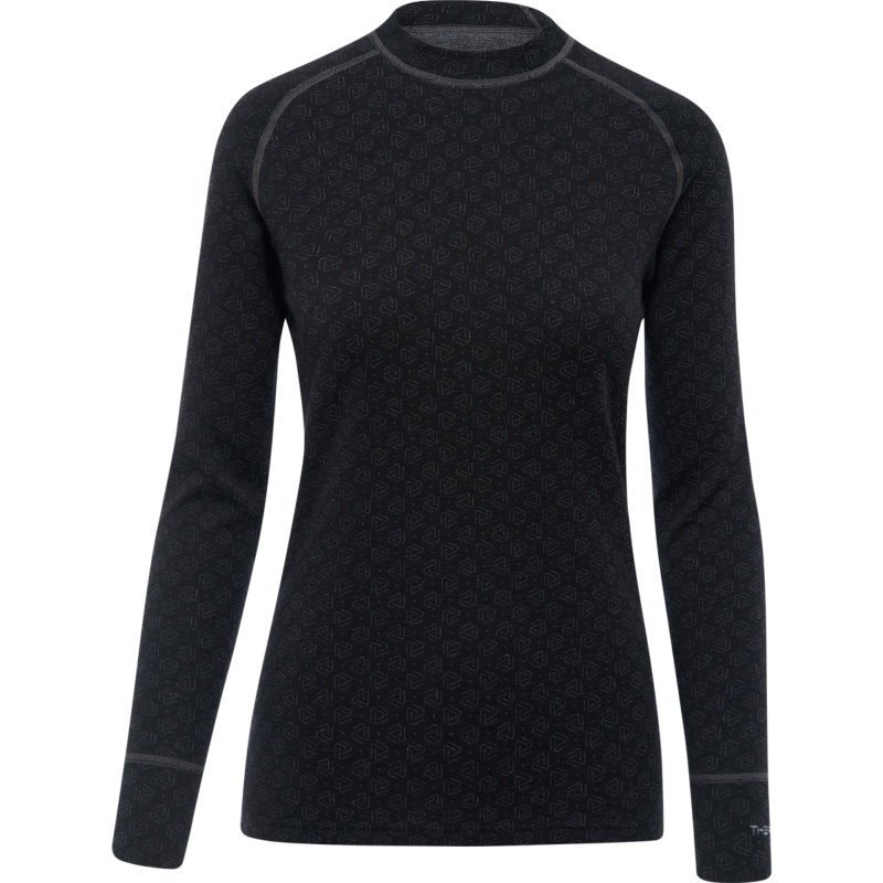 thermowave merinos xtreme long sleeve t-shirt noir m homme