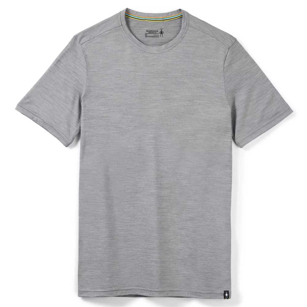 smartwool merino sport 150 slim short sleeve t-shirt gris m homme