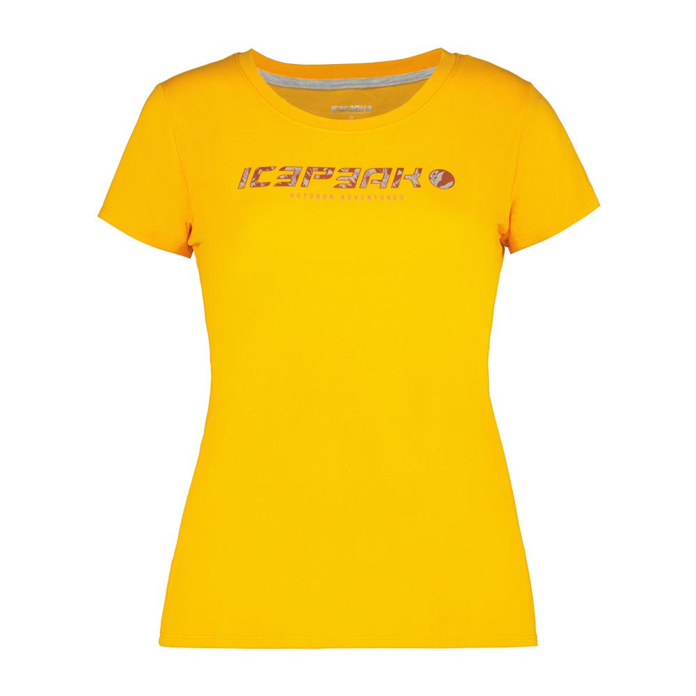 icepeak brookings short sleeve t-shirt jaune l femme